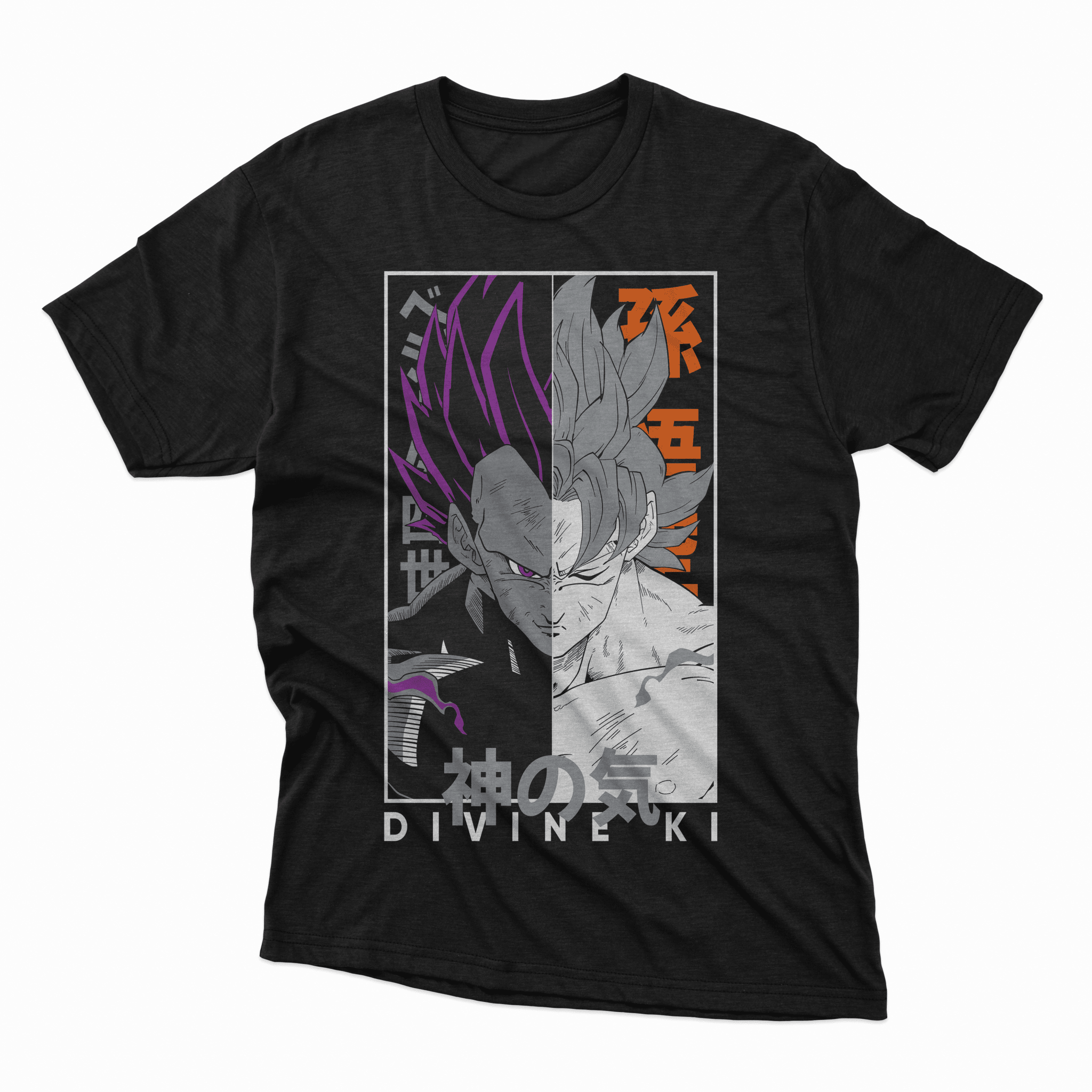 Playera Vegeta x Goku - D1 Corte Regular - Kiracases by Pulso creativo