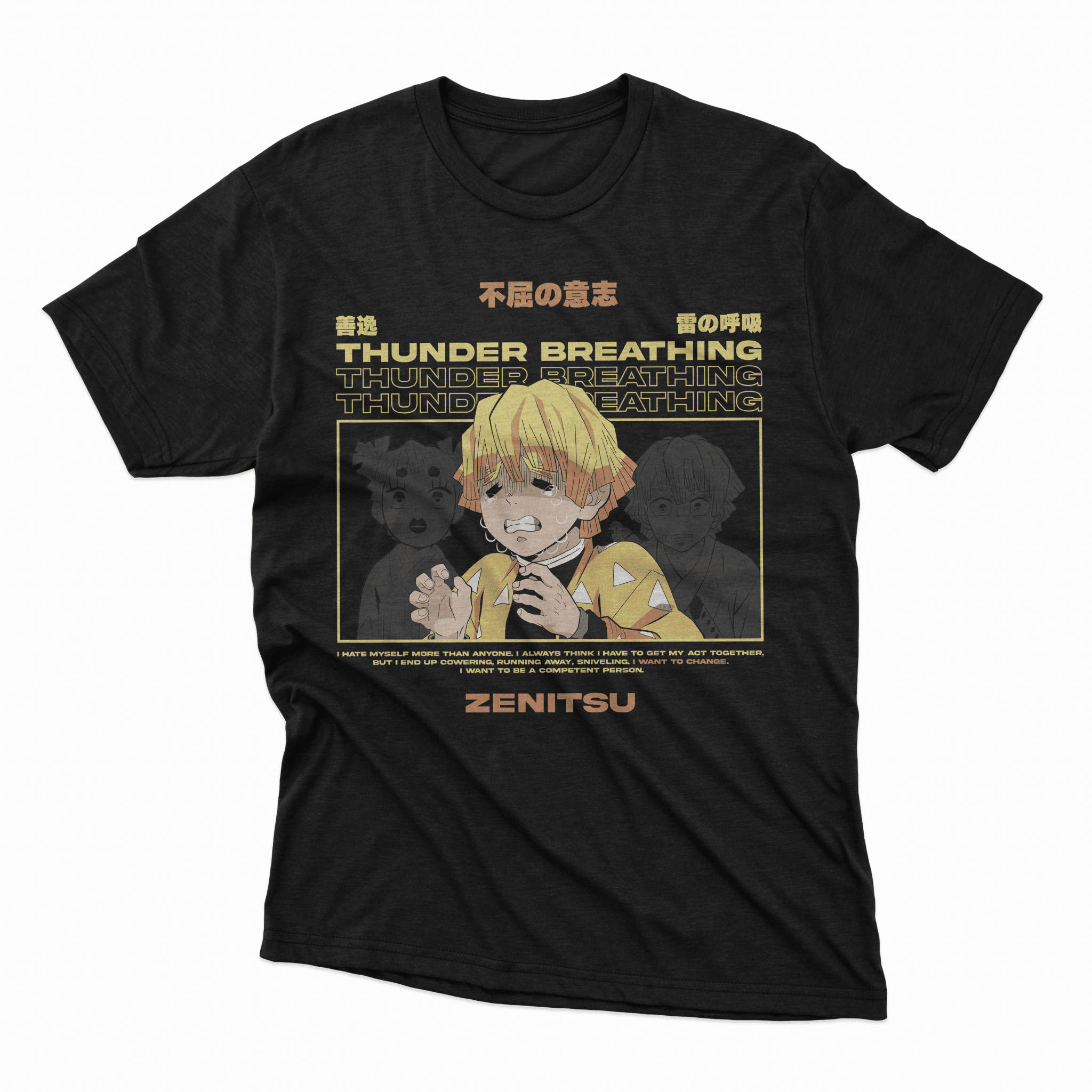 Playera Zenitsu - D1 Corte Regular - Kiracases by Pulso creativo