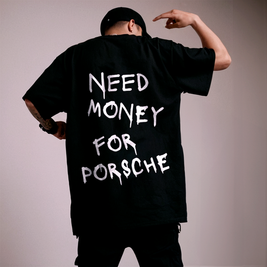 Playera Need Money (Corte Overzise y Corte Regular)