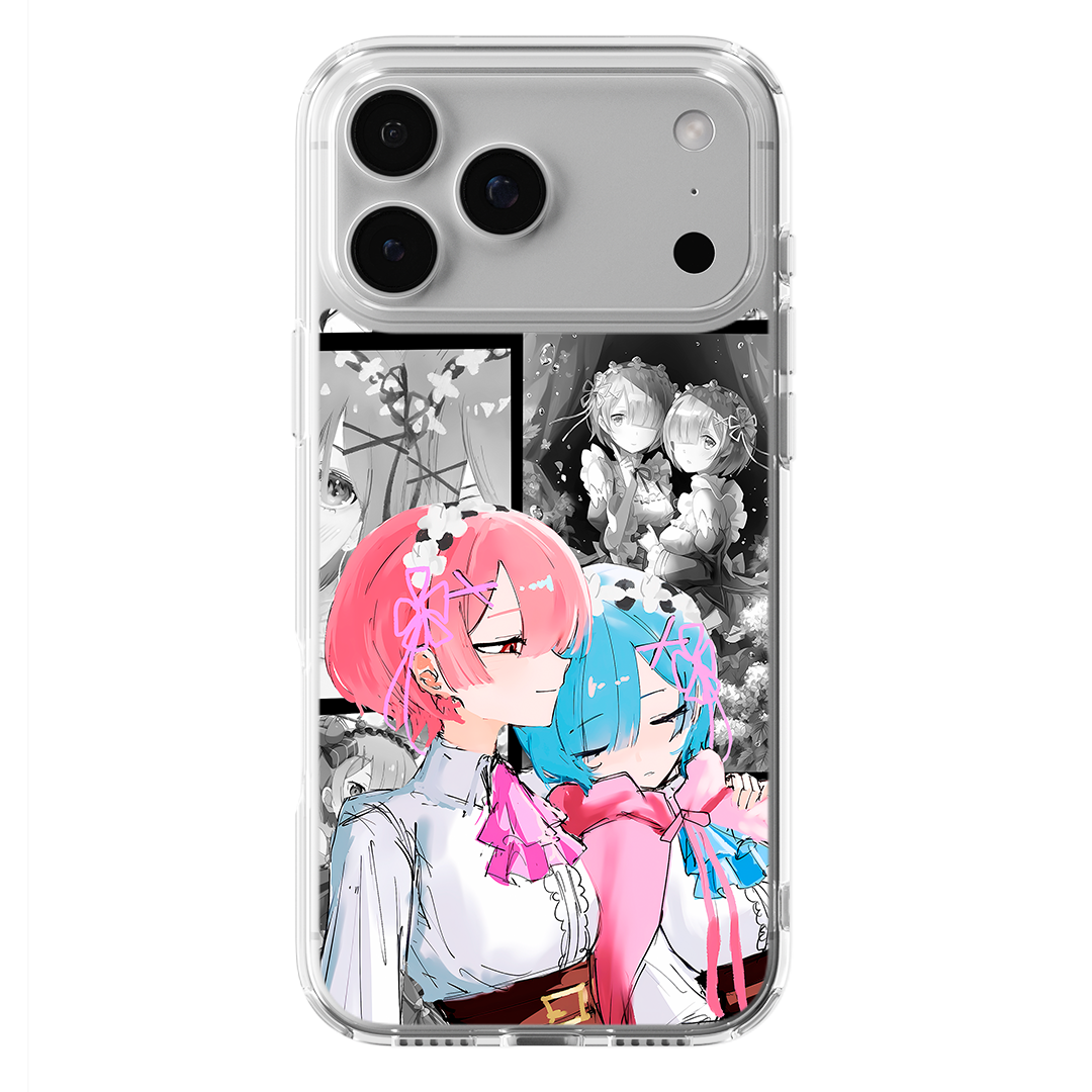 Funda Ram and Rem - D2 (Re Zero)