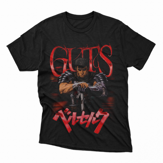 Playera GUTS - D6 (Corte Overzise y Corte Regular)