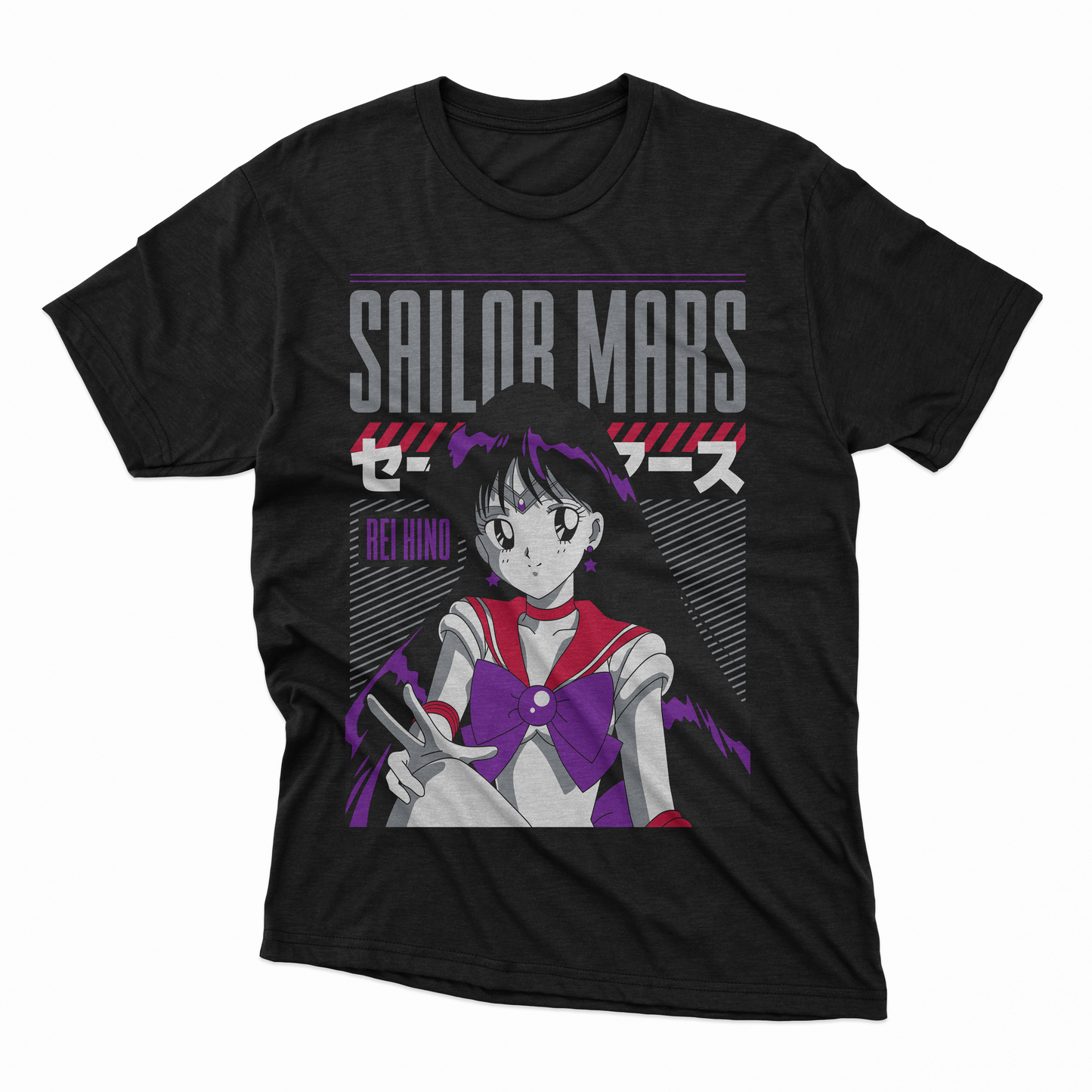 Playera Rei Hino - D1 (Corte Overzise y Corte Regular)