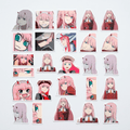 Set 40 Stickers Darling in the Franxx - Zero Two (02), Hiro y más | Envío Gratis - Kiracases by Pulso creativo