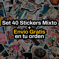 Set 40 Stickers Mixto + Envío Gratis en tu orden