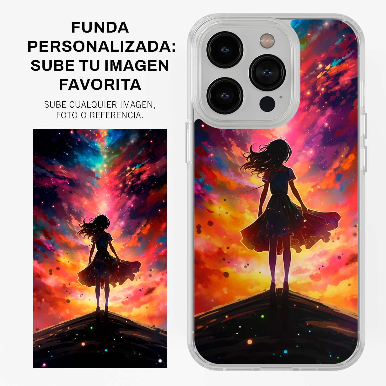Funda Personalizada, sube tus imágenes (Con tu Imagen Favorita)