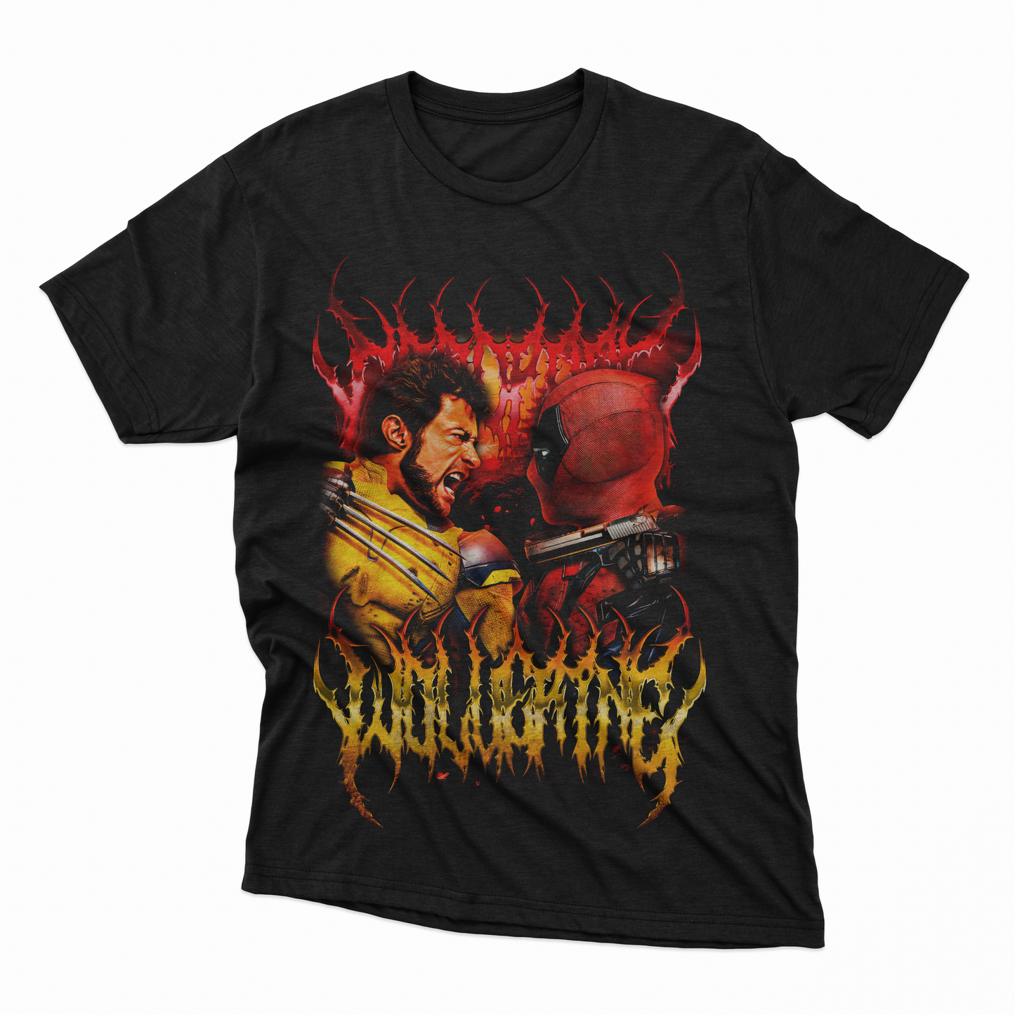 Playera Deadpool y Wolverine - D1 (Corte Overzise y Corte Regular)