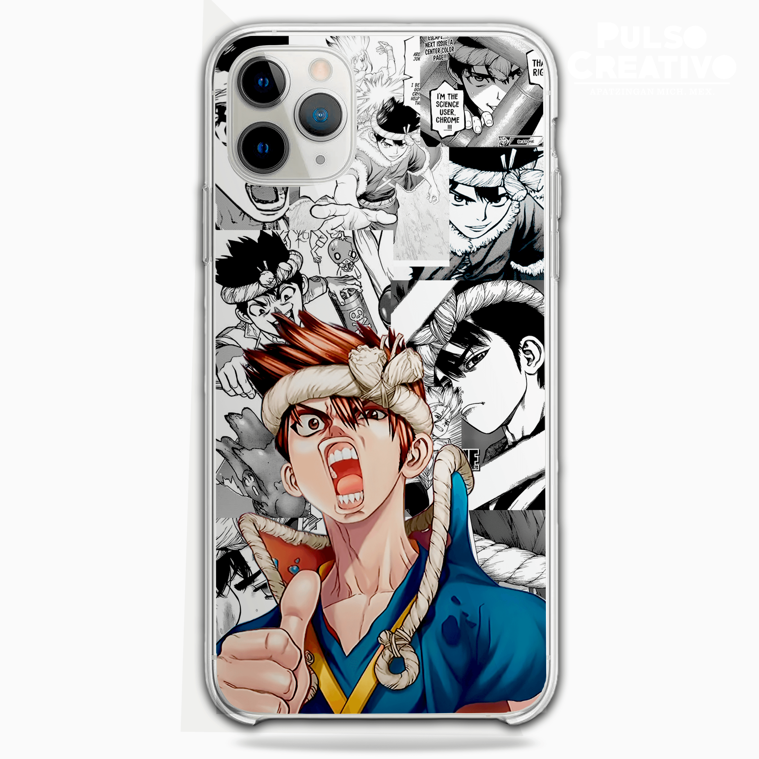 Funda Chrome Dr Stone - Kiracases by Pulso creativo